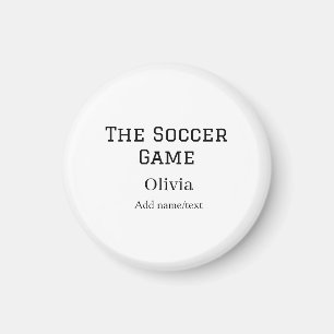 the soccer game football name fifa world cup year magnet