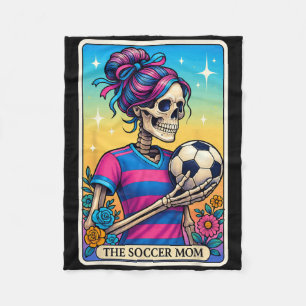 The Soccer Mum Tarot Card Fleece Blanket