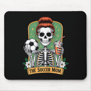 The Soccer Mum Tarot Card Skeleton Game Day Proud Mouse Mat