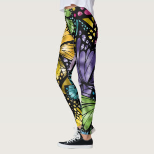 The Social Butterfly Pop Fashion Leggings
