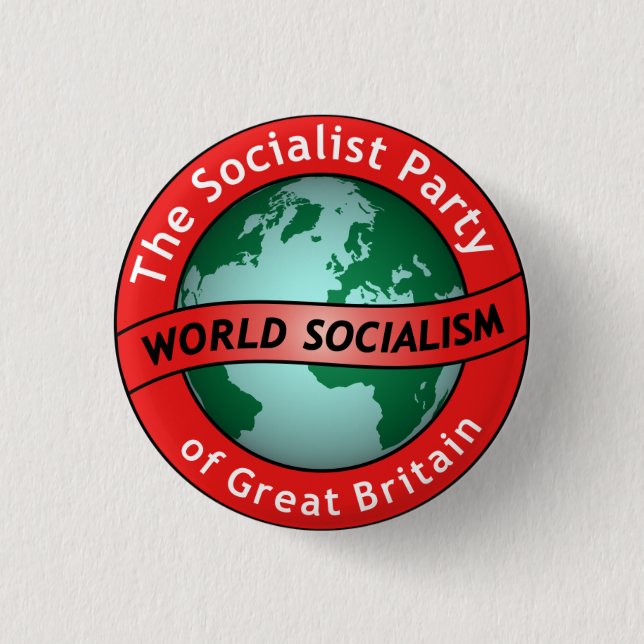 The Socialist Party of Great Britain badge colour (Front)