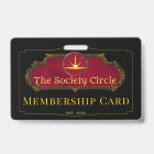 The Society Circle's Membership Card ID