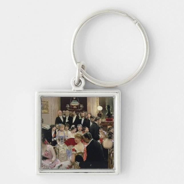 The Soiree, c.1880 Key Ring (Front)