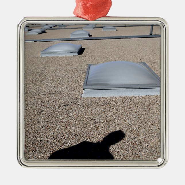 The solar day lighting system metal tree decoration (Front)