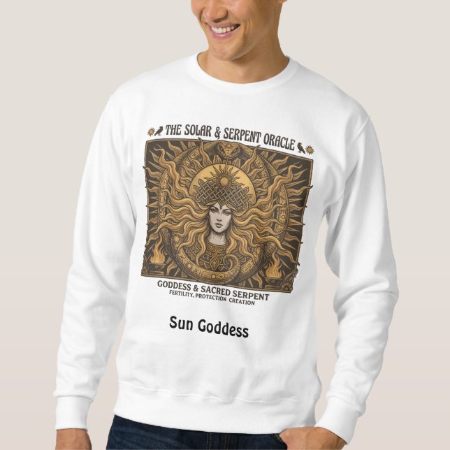 The Solar Goddess Sweatshirt (Front)