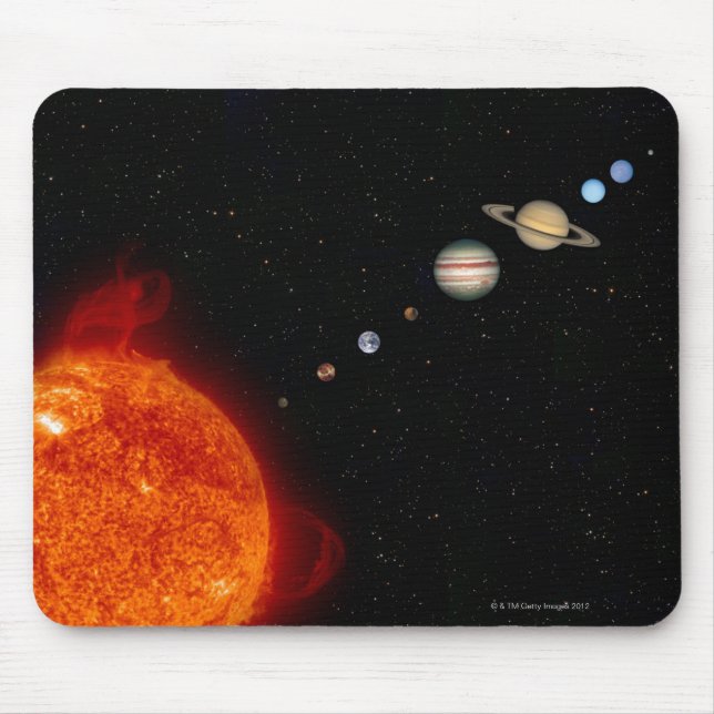 The Solar System 2 Mouse Mat (Front)