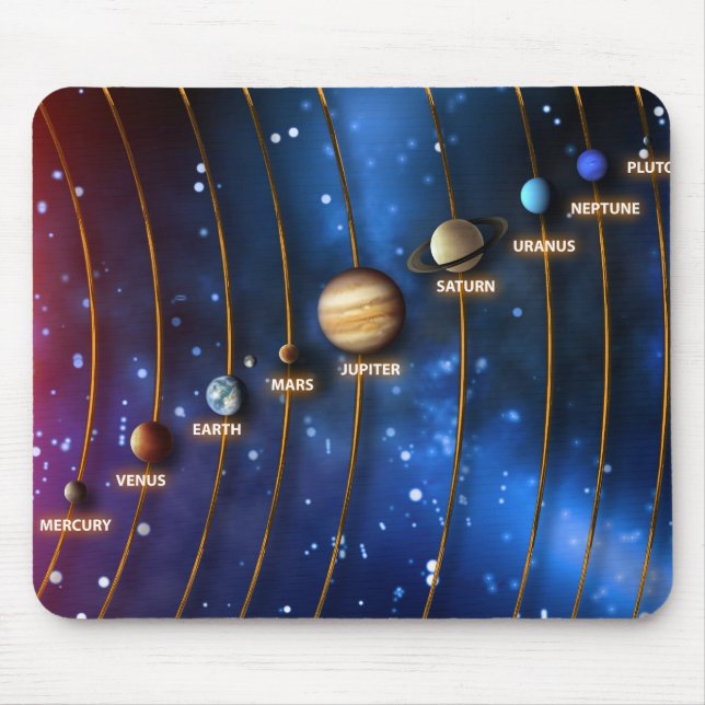 The Solar System Mouse Mat (Front)