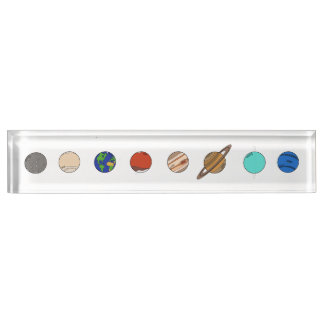 The Solar System Nameplate