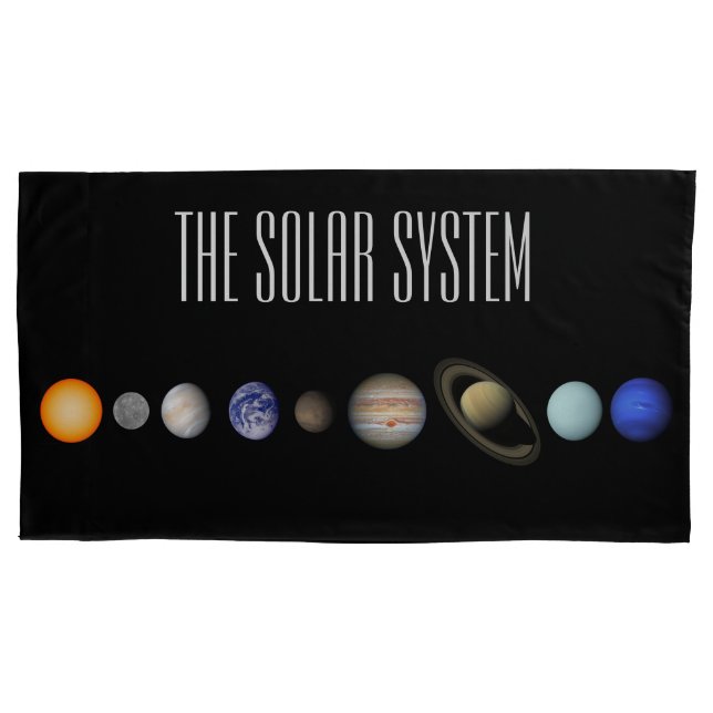 The Solar System Pillowcase (Front)
