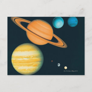 The Solar System Postcard