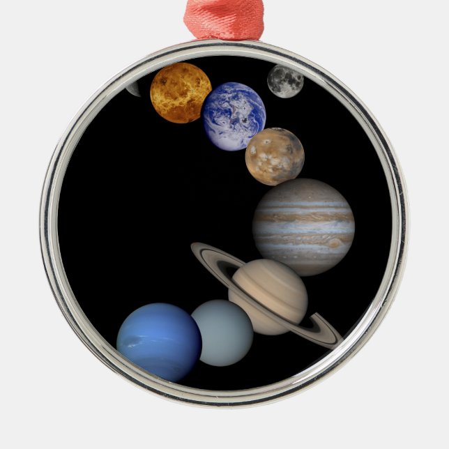 The solar system range our planets metal tree decoration (Front)