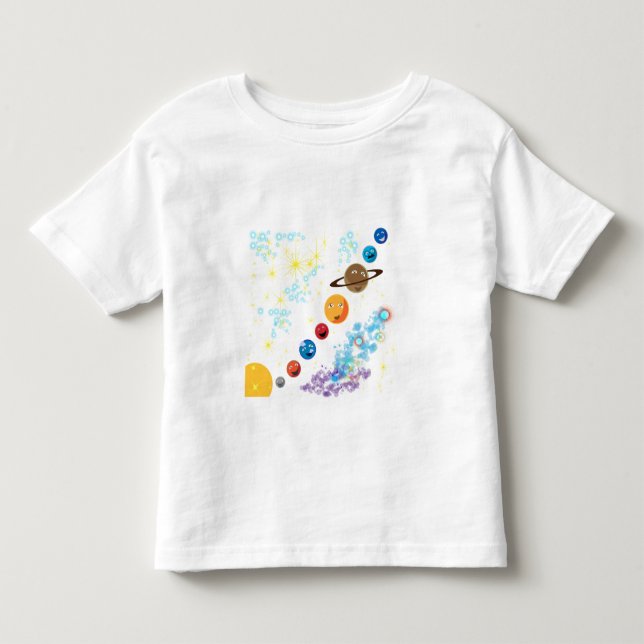 The Solar System Toddler T-Shirt (Front)