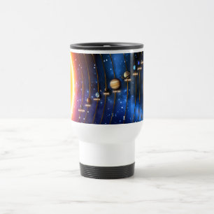 The Solar System Travel Mug