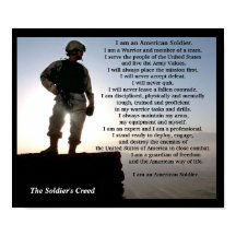 The Soldiers Creed Military Warrior Ethos