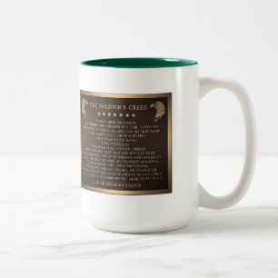 The Soldier's Creed Two-Tone Coffee Mug