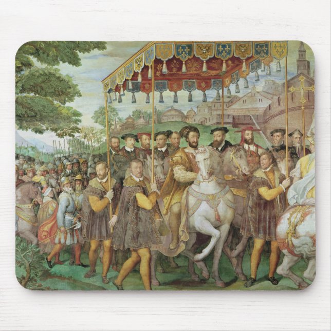 The Solemn Entrance of Emperor Charles V Mouse Mat (Front)
