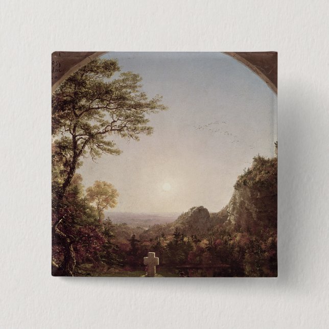 The Solitary Cross, 1845 15 Cm Square Badge (Front)