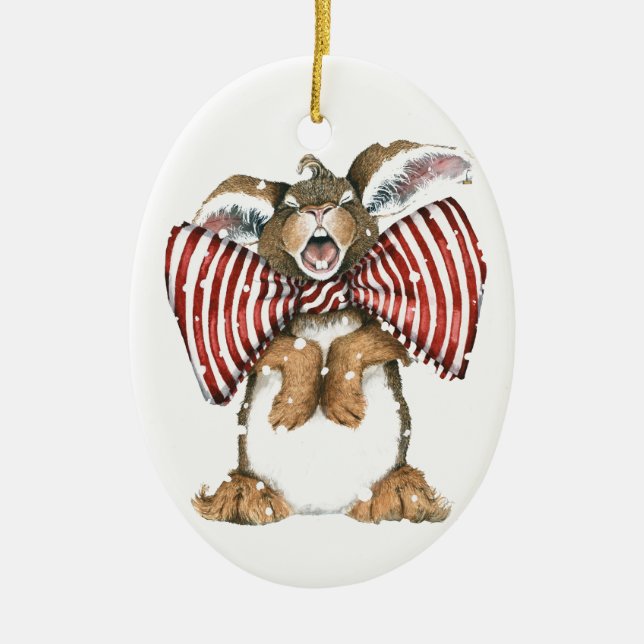 The Soloist Ceramic Tree Decoration (Front)