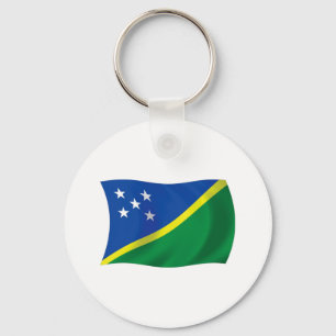 The Solomon Islands Flag Keychain