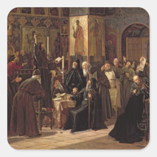 The Solovetsy Monastery's Revolt Square Sticker