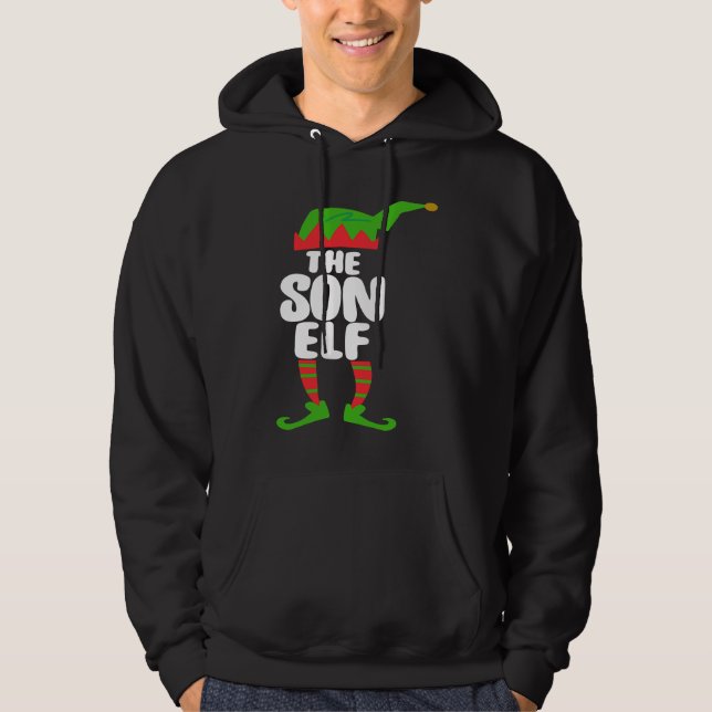 The Son ELF  Christmas Holiday Hoodie (Front)