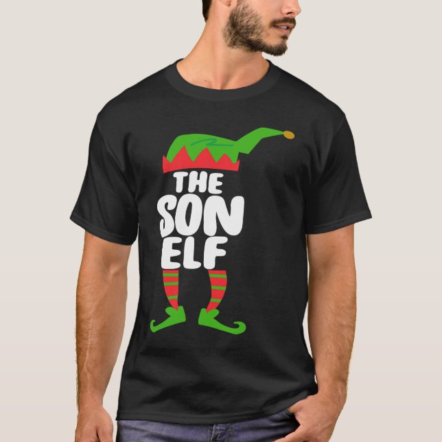 The Son ELF  Christmas Holiday T-Shirt (Front)