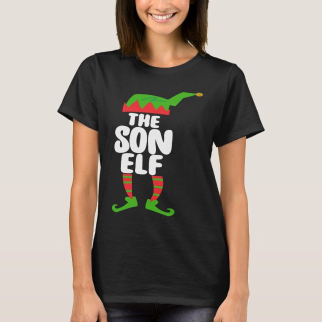 The Son ELF  Christmas Holiday T-Shirt (Front)