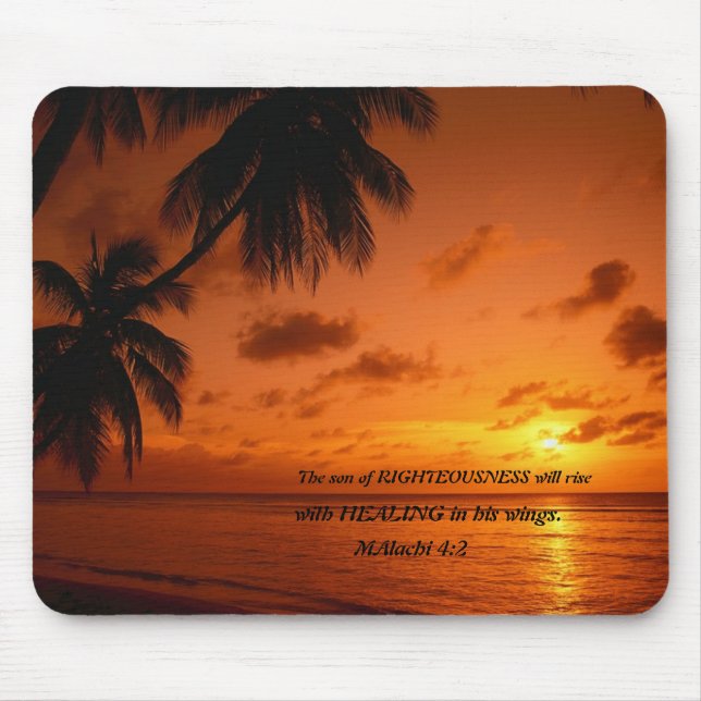 The Son of Righteousness Healing Mousepad (Front)