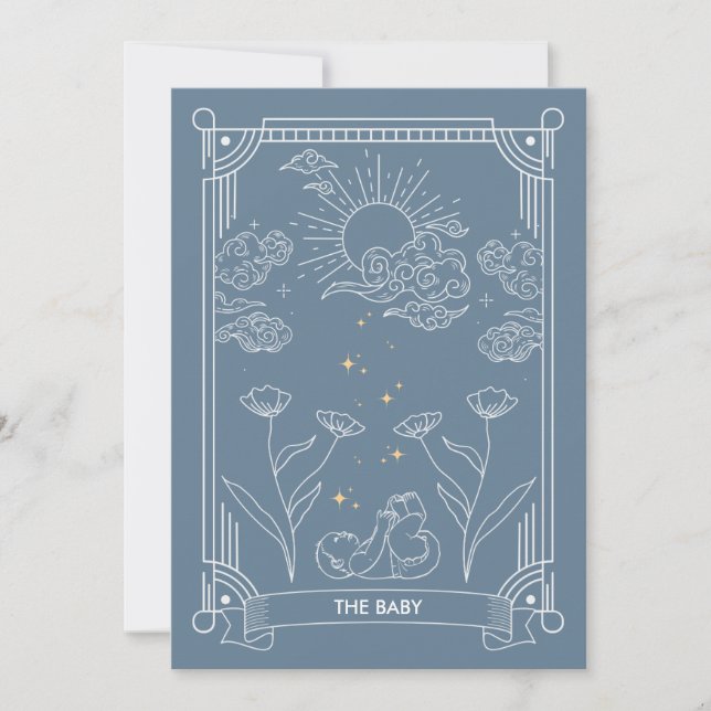 The Son | Tarot Baby Shower Invitation (Front)