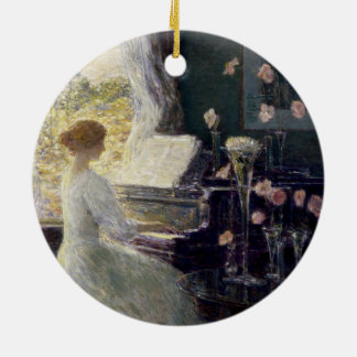The Sonata by Frederick Childe Hassam Ceramic Tree Decoration