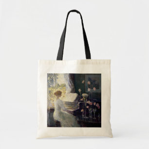 The Sonata by Frederick Childe Hassam Tote Bag