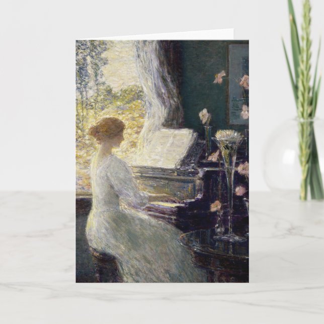 The Sonata | Childe Hassam Card (Front)