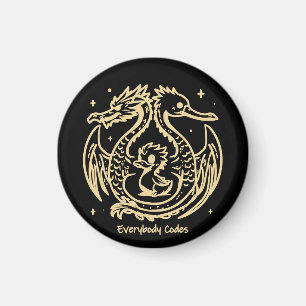 The Song of Ducks and Dragons Magnet