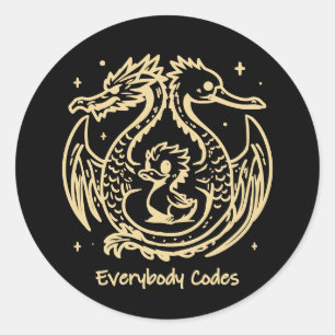 The Song of Ducks and Dragons Stickers Sheet