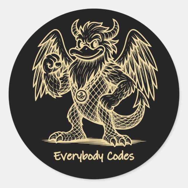 The Song of Ducks and Dragons Stickers Sheet (Front)