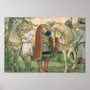 The Song of Prince Oleg , 1899 Poster