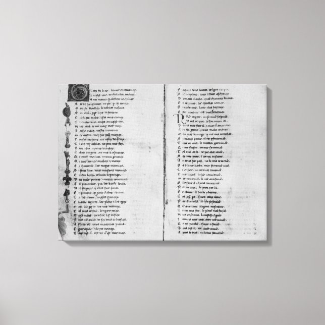 The Song of Roland' Canvas Print (Front)