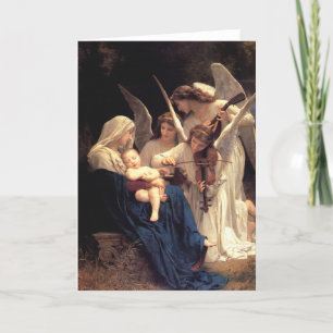 The song of the angels, Bouguereau Holiday Card