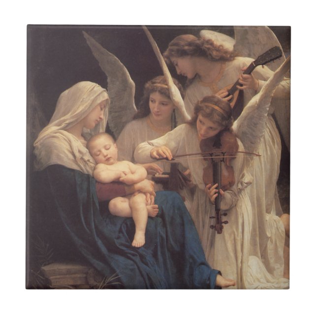 The Song of The Angels Ceramic Tile (Front)