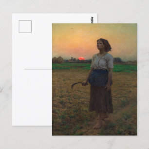 The Song of the Lark by Jules Adolphe Breton Postcard