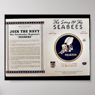 The Song Of The Seabees Poster