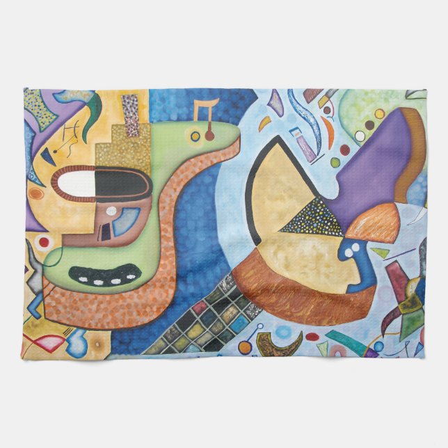 The Sonoric Pluck Tea Towel (Horizontal)