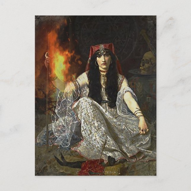 The Sorceress Postcard (Front)