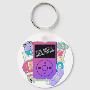 The Sorry Not Sorry Generation Logo Key Ring