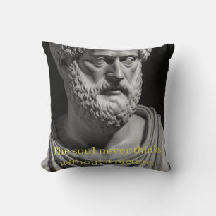 The soul never thinks without a picture cushion