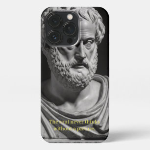 The soul never thinks without a picture iPhone 13 pro case