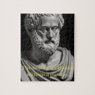 The soul never thinks without a picture jigsaw puzzle
