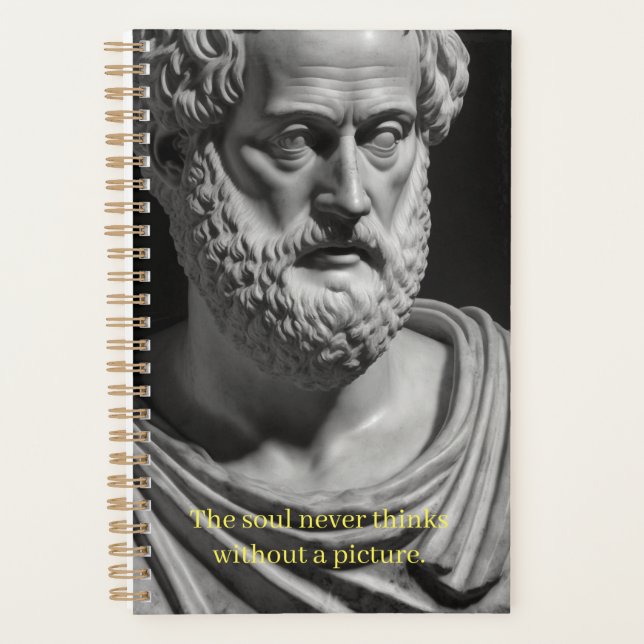 The Soul never thinks without a picture Planner (Front)