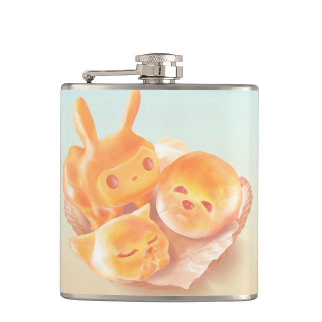 The Soul of Bread Hip Flask (Front)