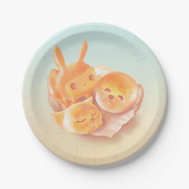 The Soul of Bread Paper Plate (Front)